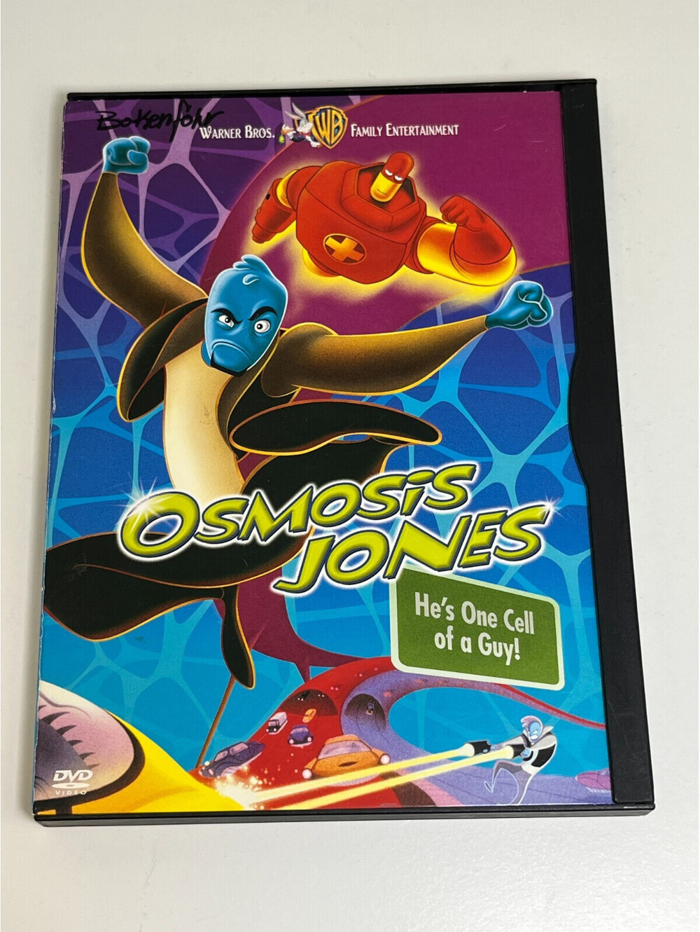 Osmosis Jones (DVD, 2001, Warner Bros.) Snap Case, Chris Rock Laurence Fishburne